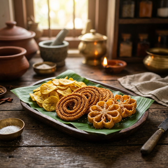Freshly prepared TeaKM snacks